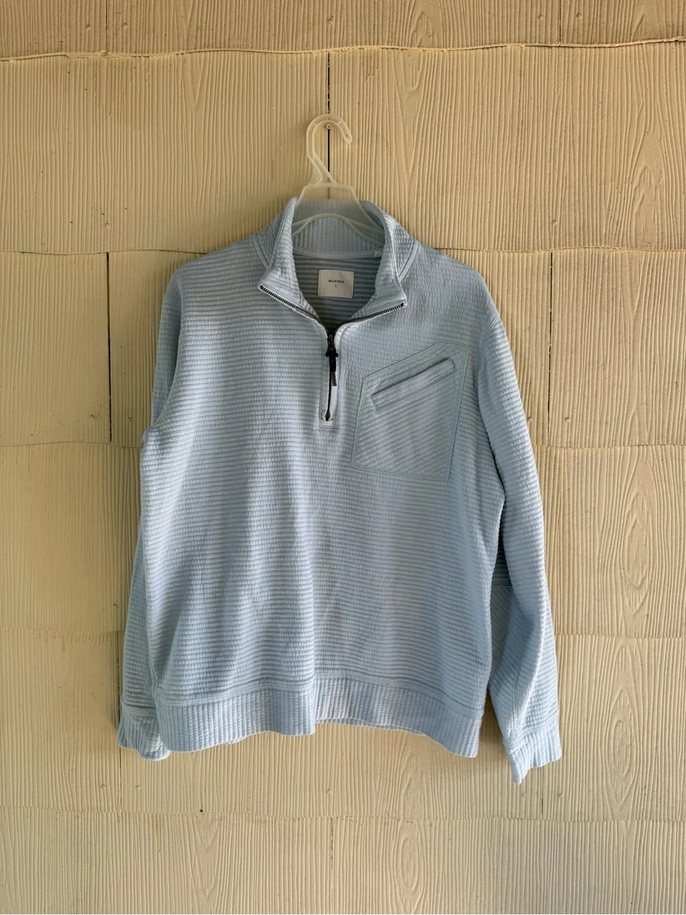 Quilted Half Zip Pullover Billy Reid